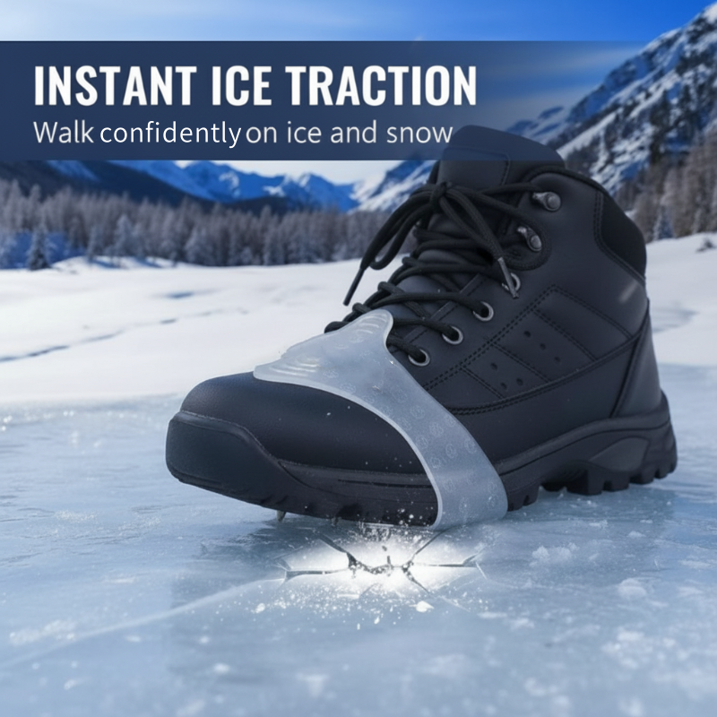🔥Clearance Sale Buy 2 Get 2 Free+Free Gloves🎁Universal 5-Tooth Ice Cleats for Shoes & Boots