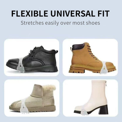 🔥Clearance Sale Buy 2 Get 2 Free+Free Gloves🎁Universal 5-Tooth Ice Cleats for Shoes & Boots