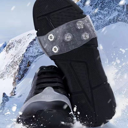 🔥Clearance Sale Buy 2 Get 2 Free+Free Gloves🎁Universal 5-Tooth Ice Cleats for Shoes & Boots