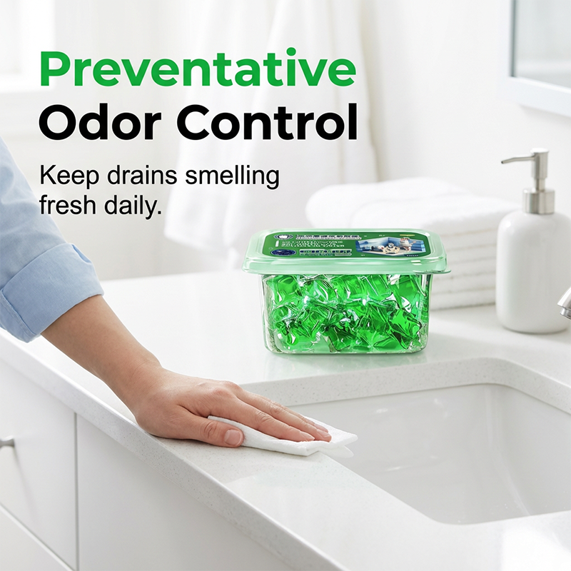 🥳2026 HOT SALE🥳💞50K+ SOLD!🏠💧 50% OFF! Drain Deodorizer Pods – Bio-Enzyme Odor Eliminator