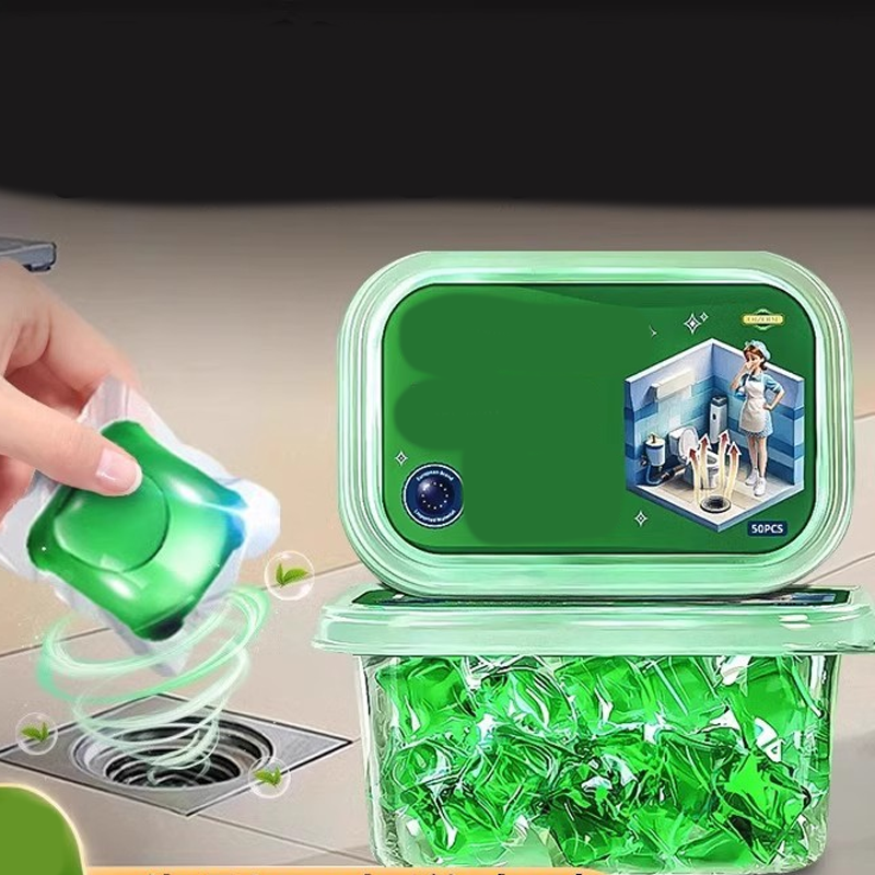🥳2026 HOT SALE🥳💞50K+ SOLD!🏠💧 50% OFF! Drain Deodorizer Pods – Bio-Enzyme Odor Eliminator