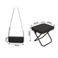 Portable Folding Stool with Handbag Design--No more sore legs