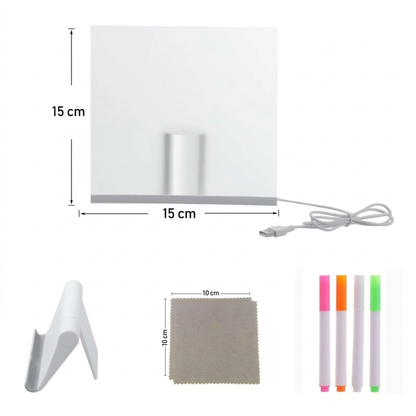 🥳2026 HOT SALE🥳💞50K+ SOLD! 🎨✨ 50% OFF! Kids DIY Illuminated Erasable Drawing Board – soft LED, reusable acrylic, doubles as night light. Endless creative fun! 🛡️💚