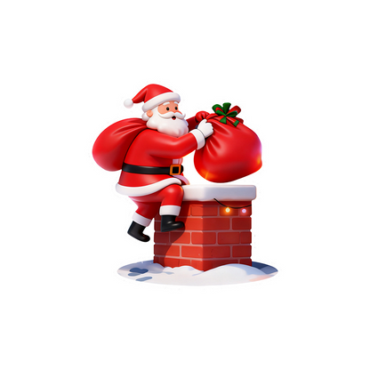 TopSpire® LED Christmas Light-Up Wall Decals