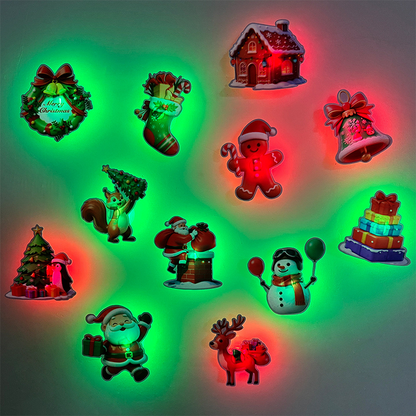 TopSpire® LED Christmas Light-Up Wall Decals