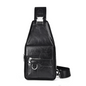 Men's Retro Waterproof Faux Leather Sling Chest Bag – Water-Resistant, Intelligent Storage & Ergonomic Comfort